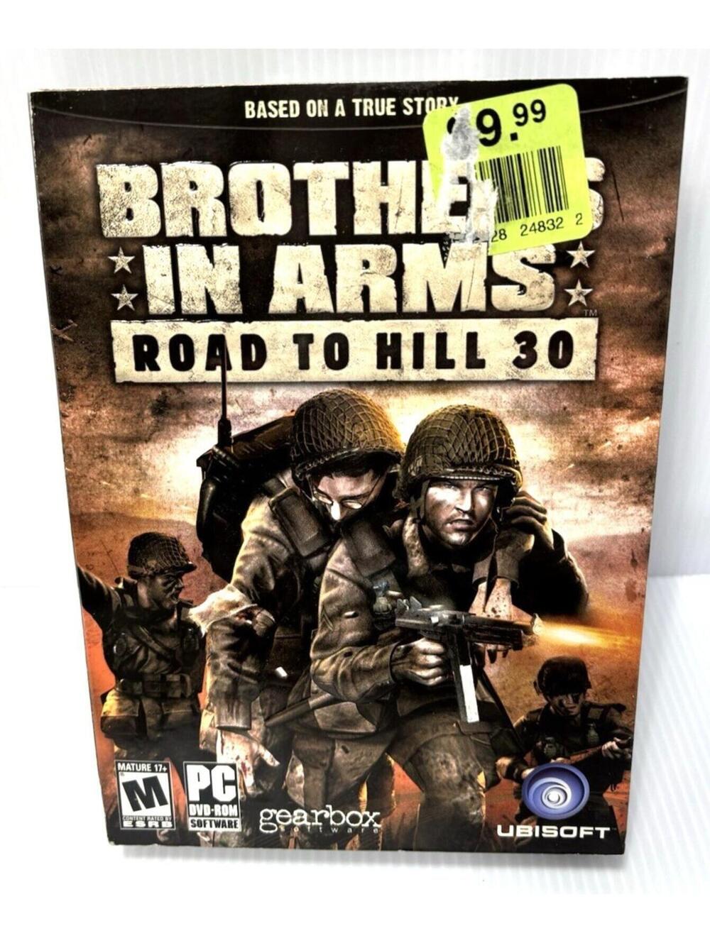 Brothers in Arms Road to Hill 30 PC Video Game New Sealed Classic Shooter 1998